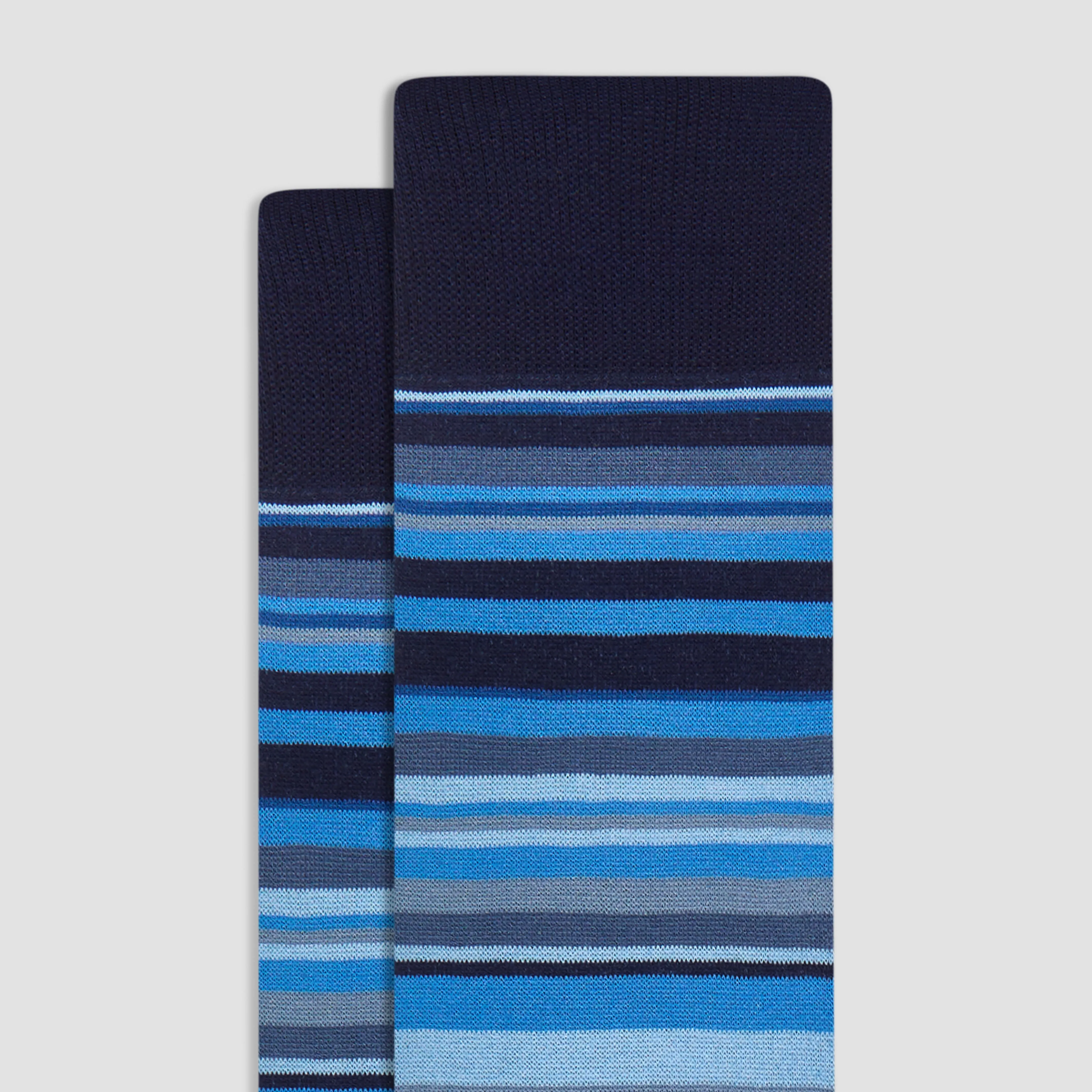 Striped Mid-Calf Socks