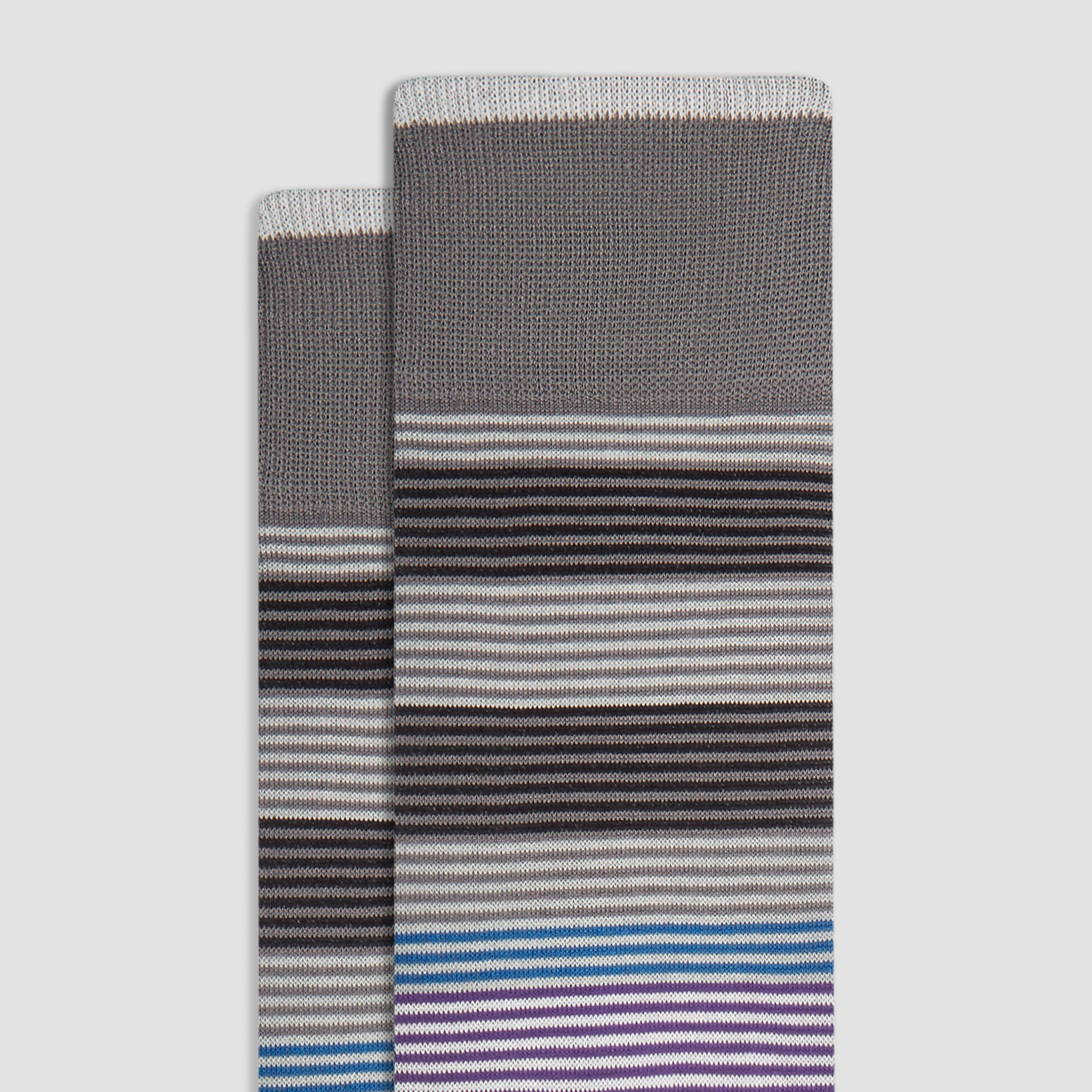 Striped Mid-Calf Socks