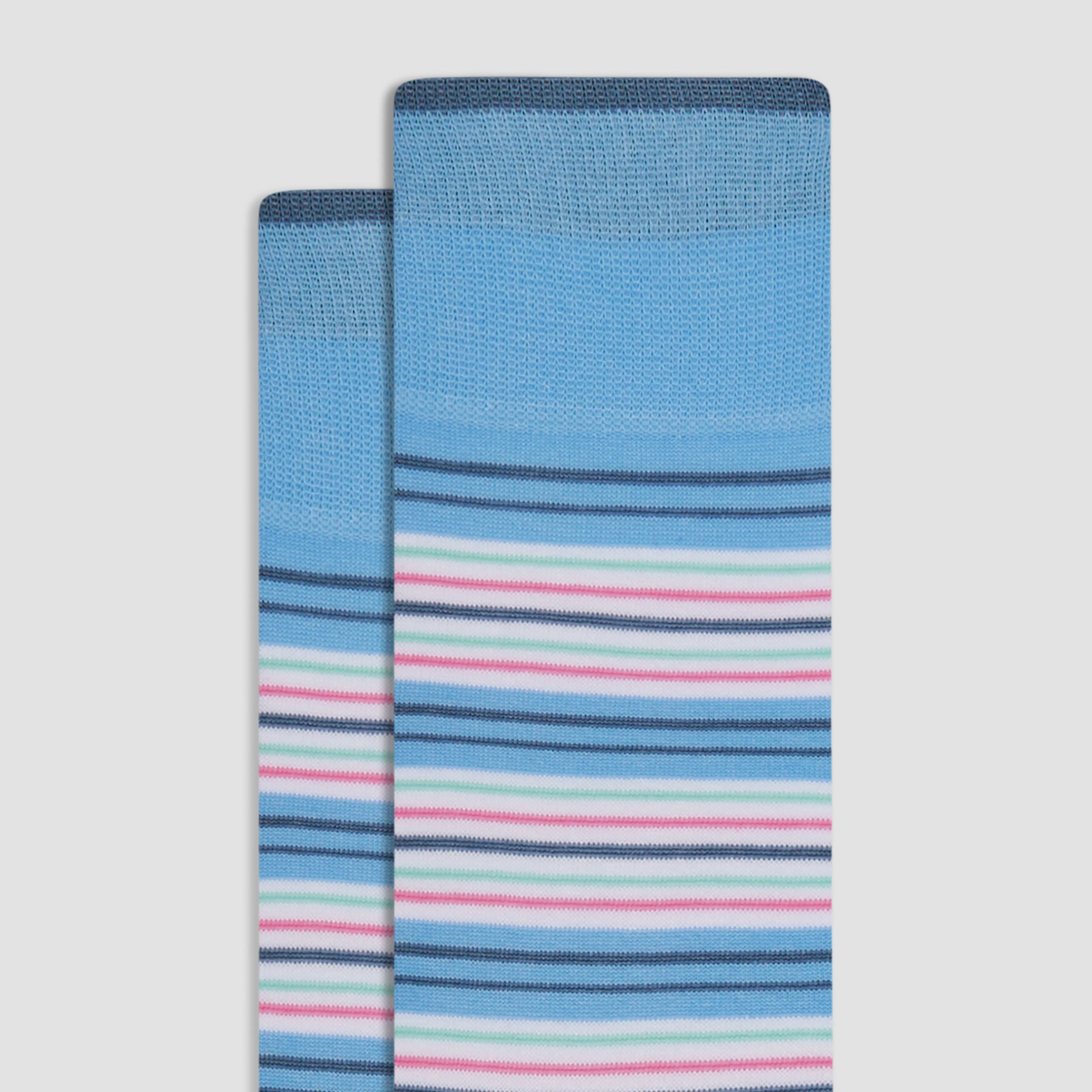 Striped Mid-Calf Socks