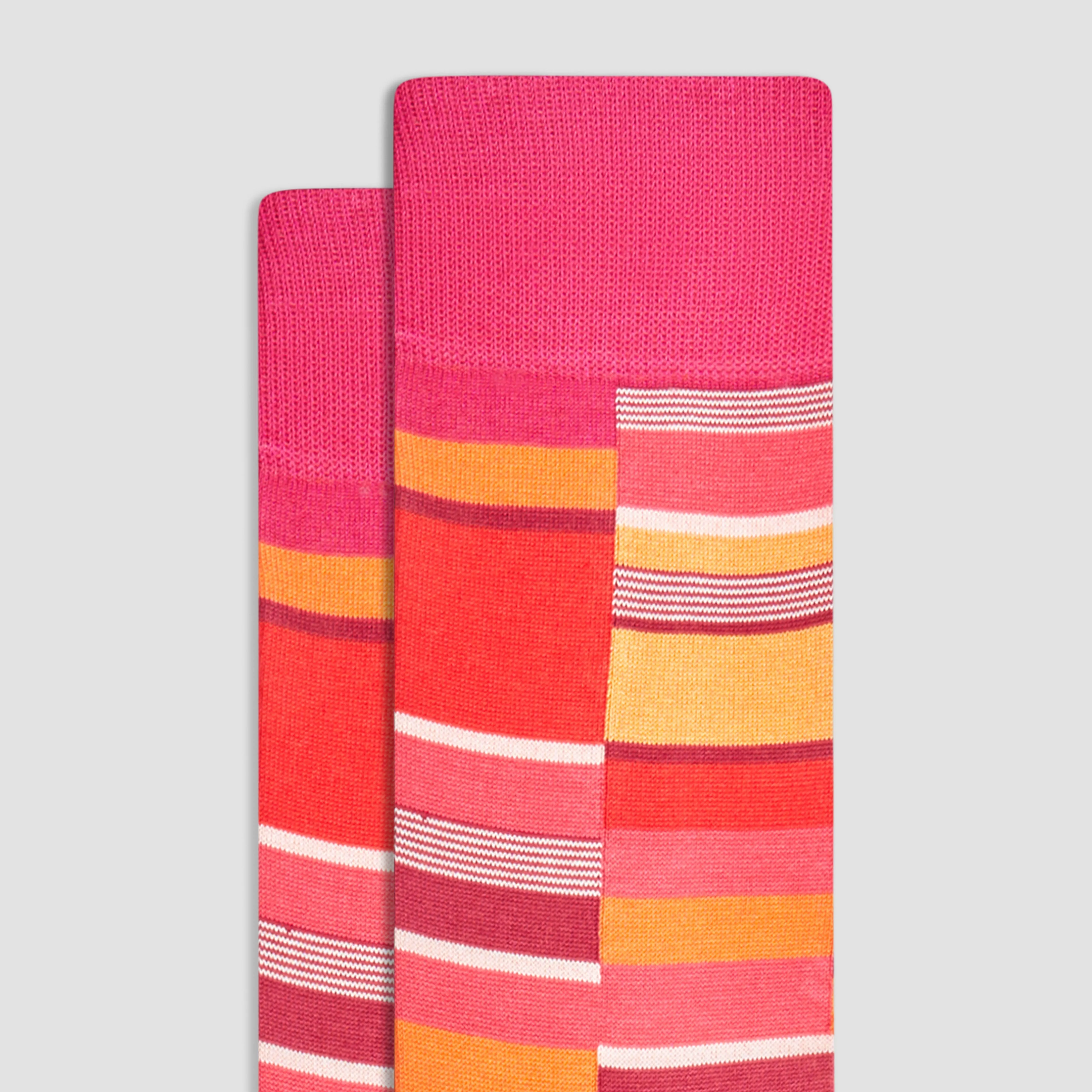 Striped Mid-Calf Socks