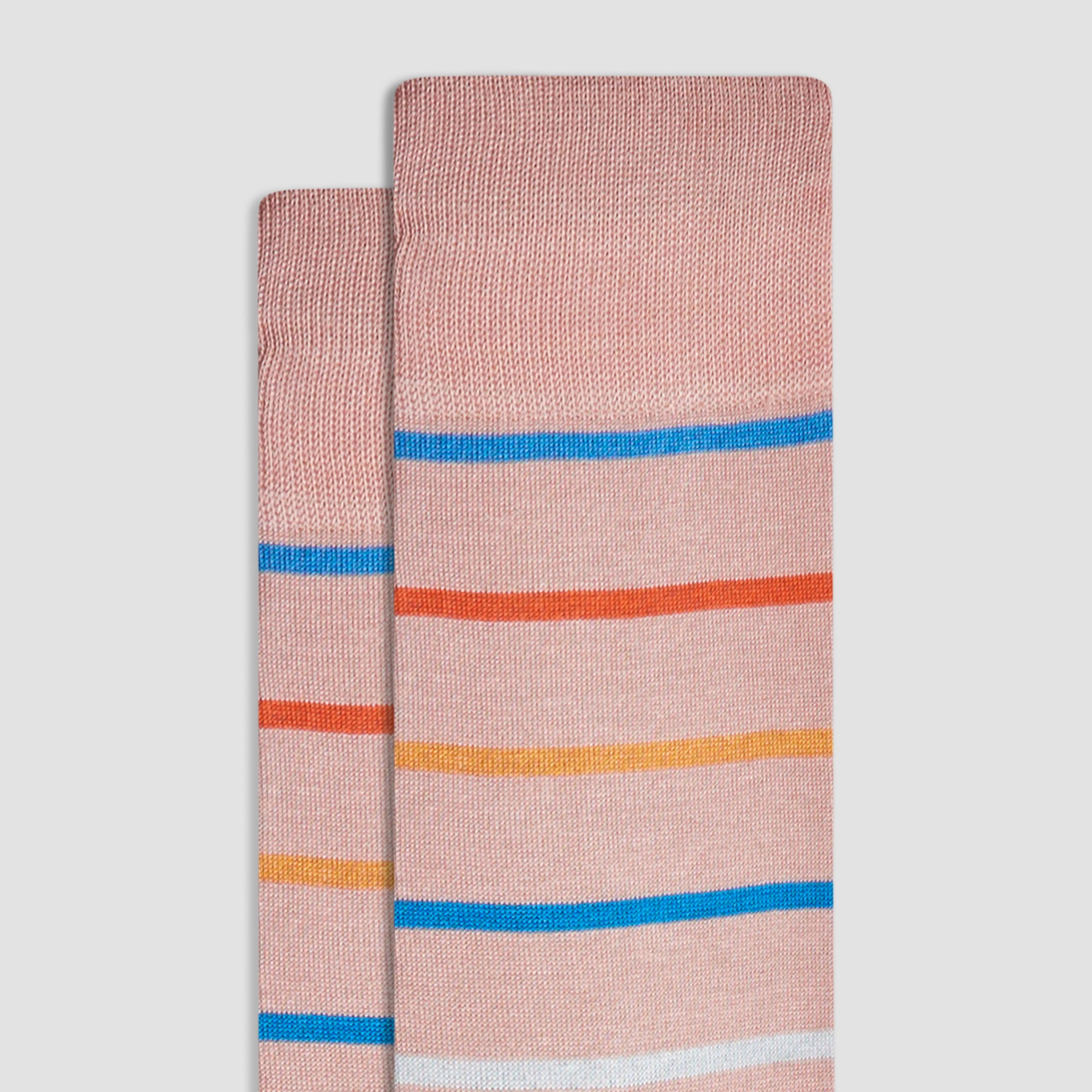 Striped Mid-Calf Socks