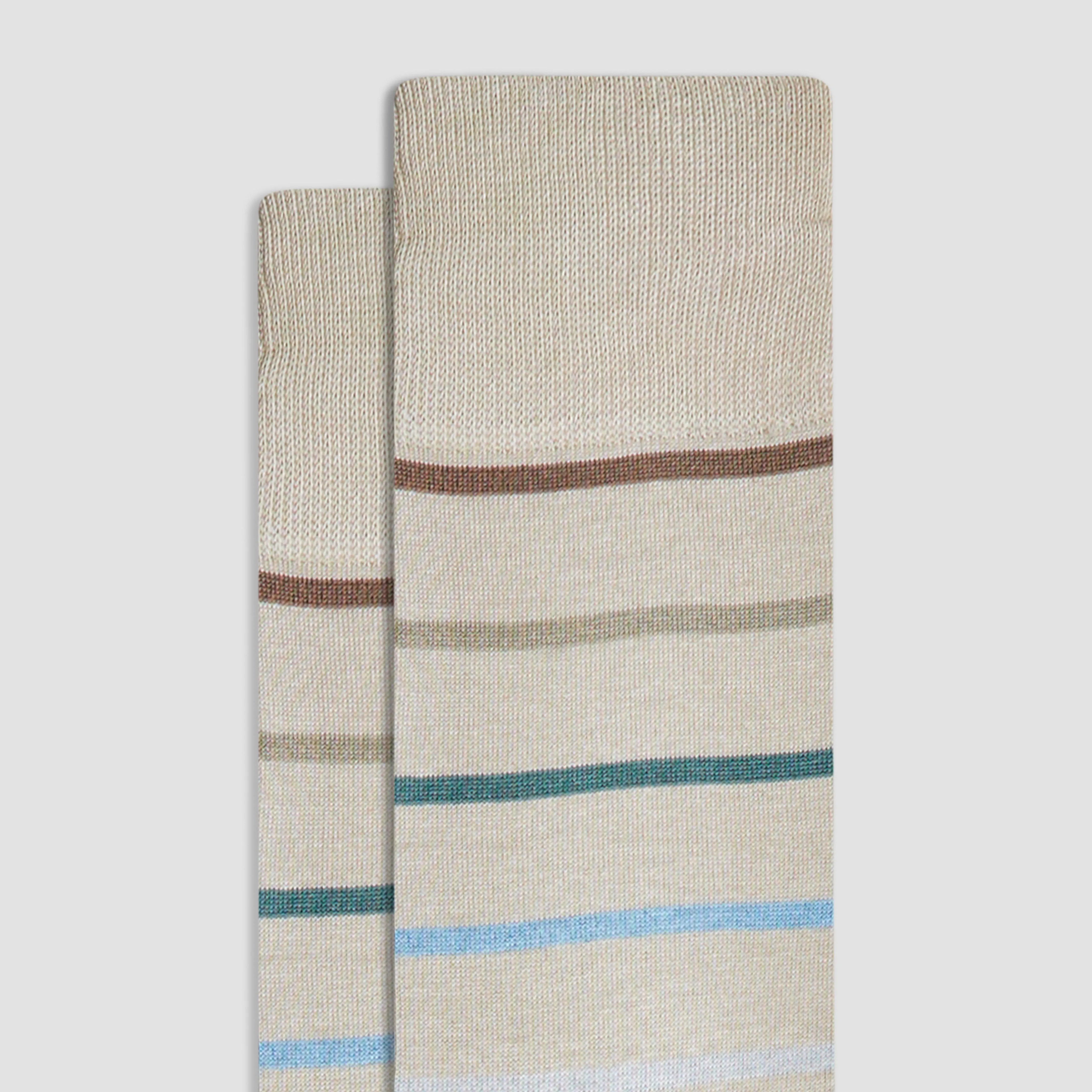 Striped Mid-Calf Socks