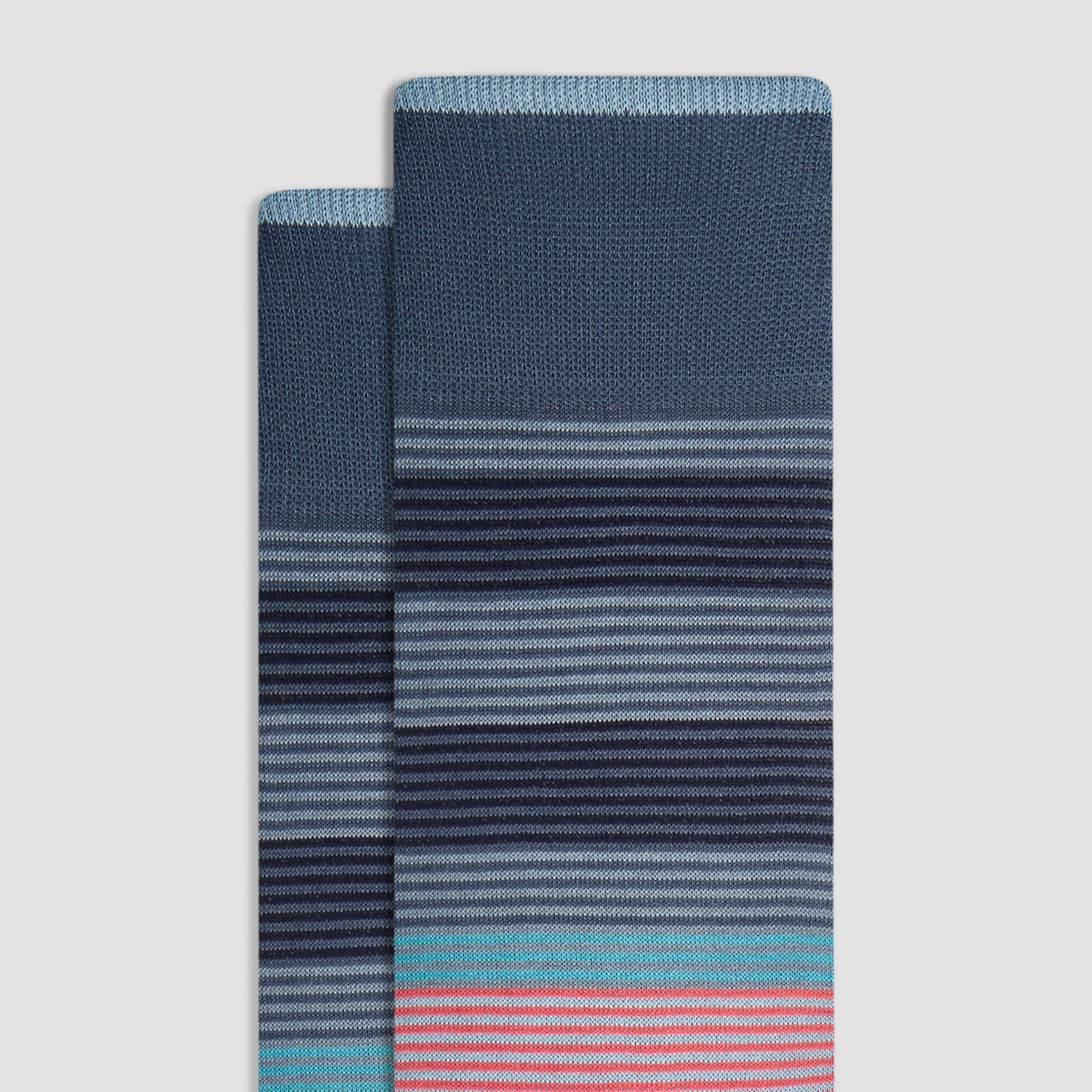 Striped Mid-Calf Socks