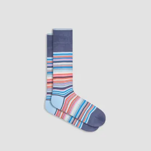 Striped Mid-Calf Socks
