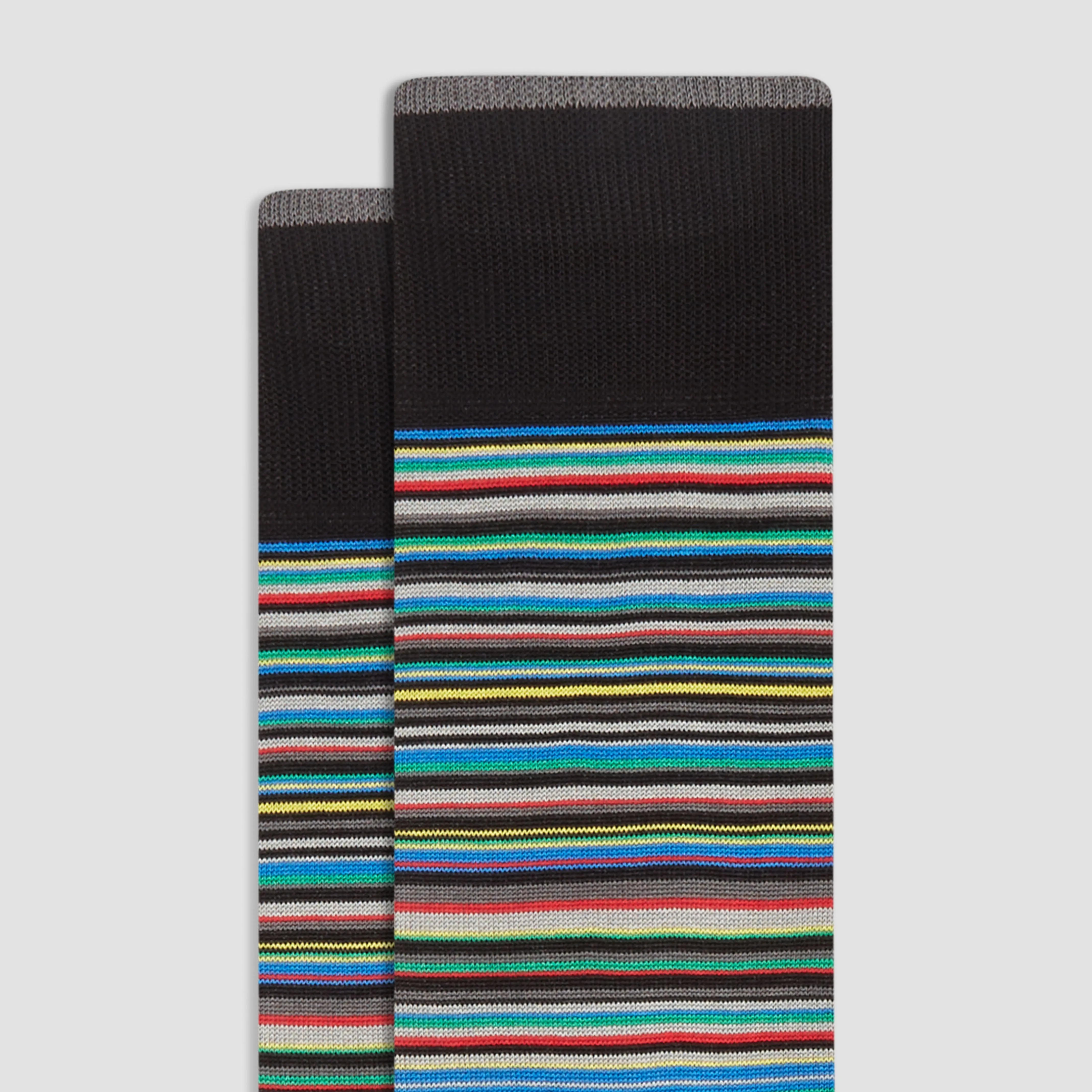 Striped Mid-Calf Socks
