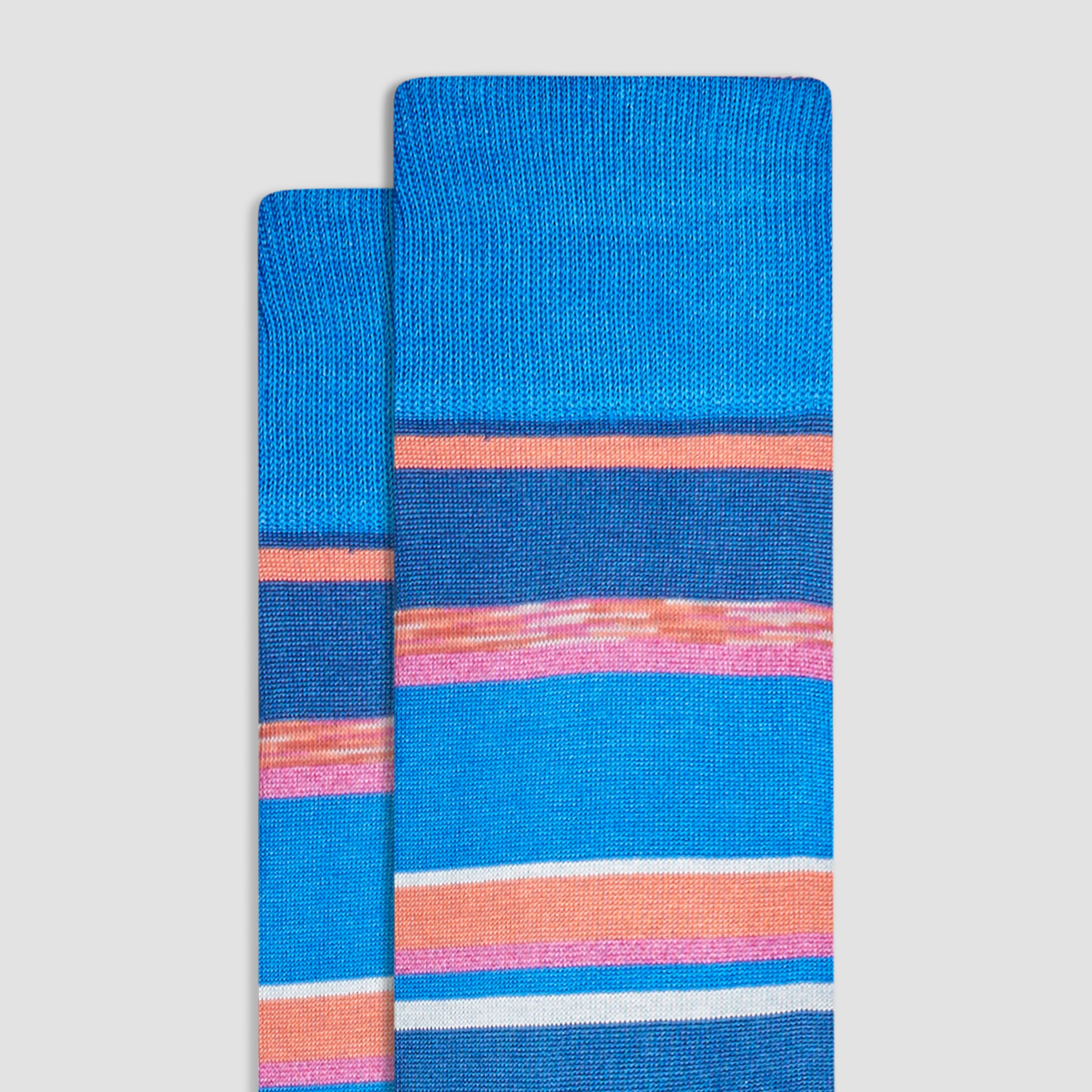 Striped Mid-Calf Socks