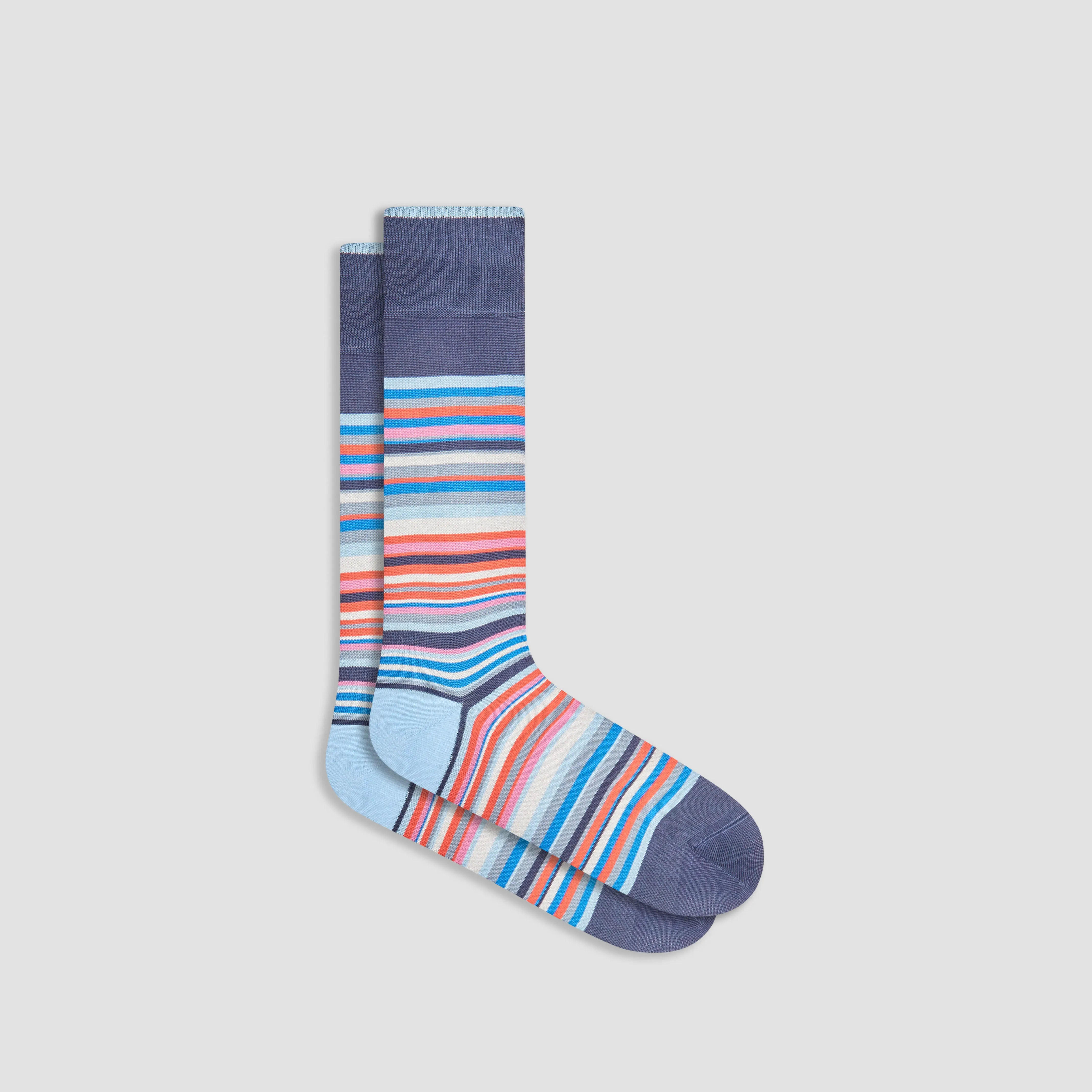 Striped Mid-Calf Socks