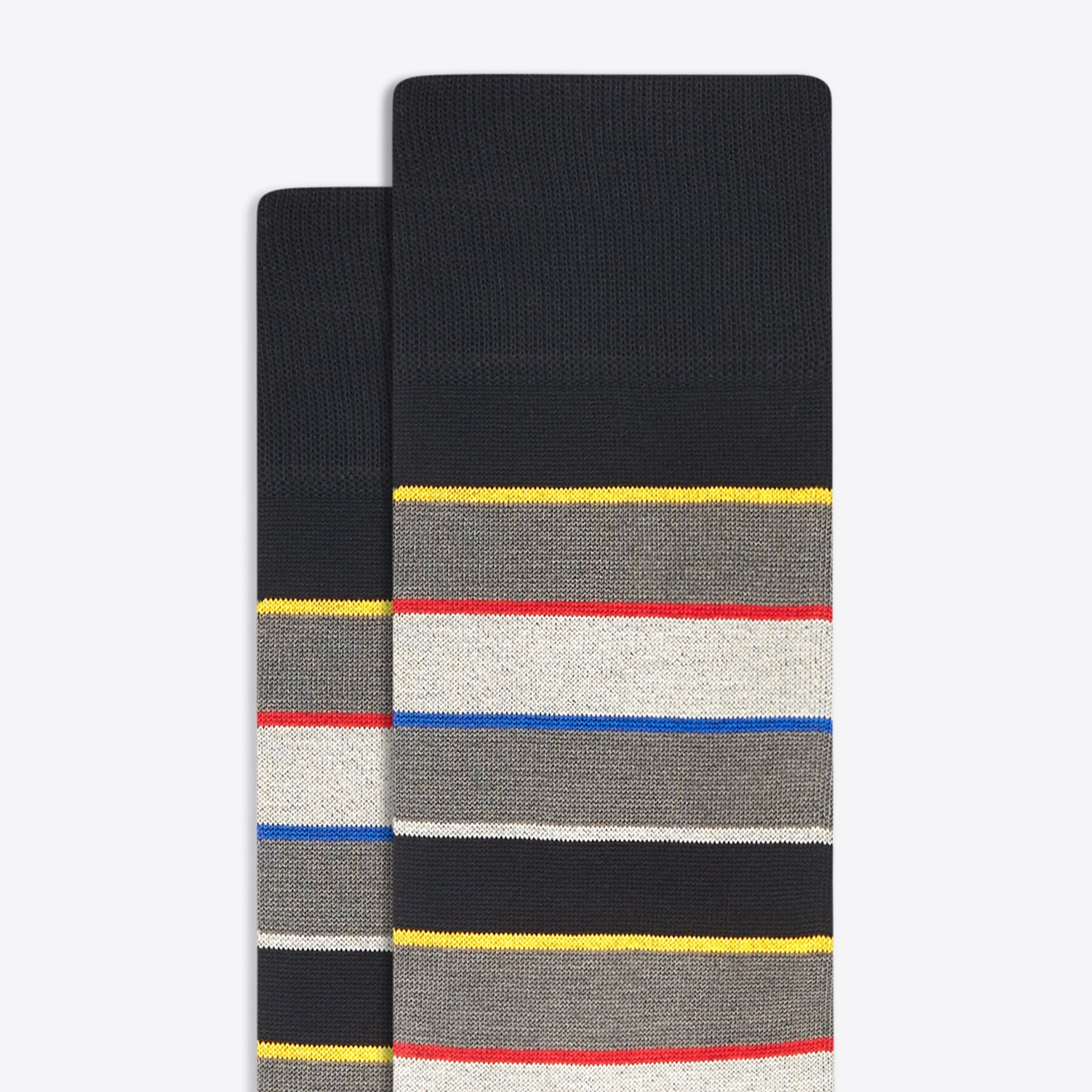 Striped Mid-Calf Socks