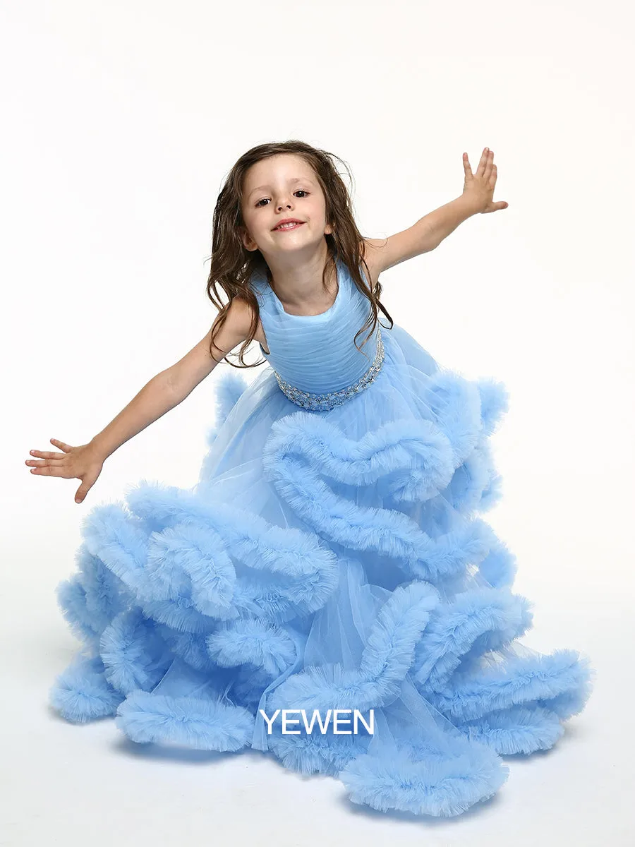 Sweet Girl Dress for Weddings Kids Party Ball Gown Flower Girl Dress