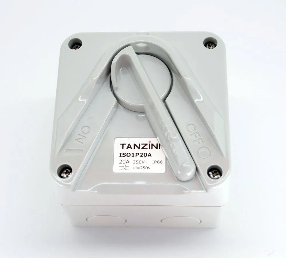 Switch Tanzini 20 Amp 2 Pole IP66