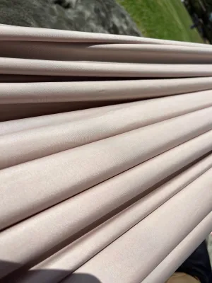 Taupe Venezia Spandex Fabric by Yard, Nude 4 Way Stretch Material for Dress making, Gowns Dance Wear, Swimsuit Fabric Arch Event Decoration