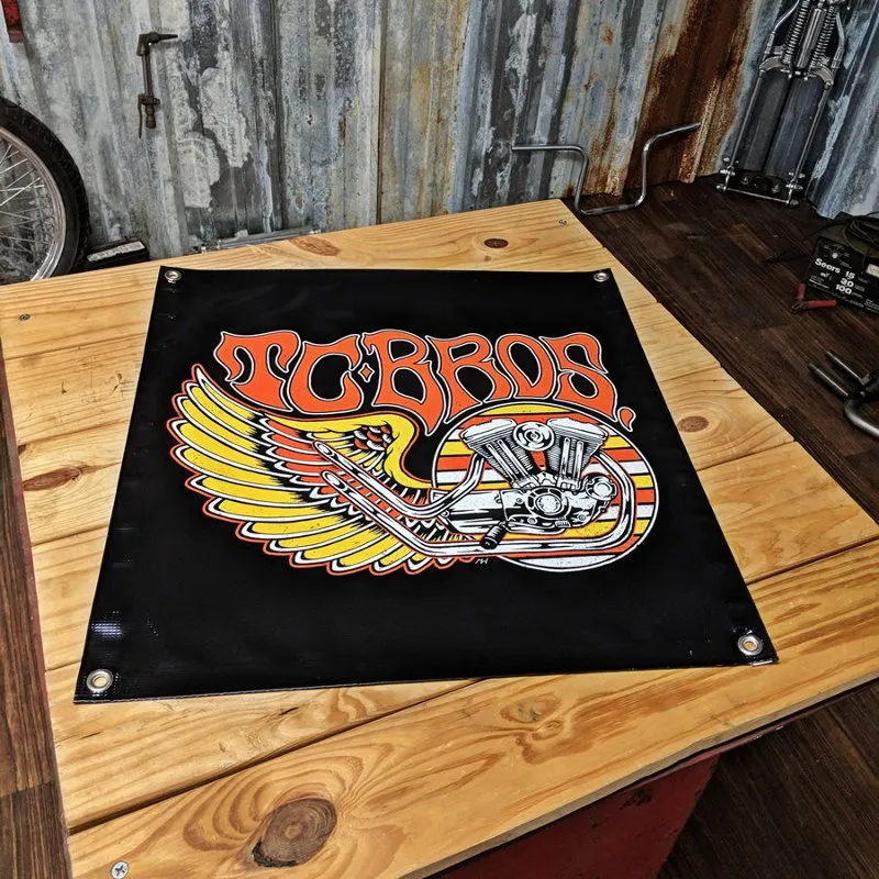 TC Bros. Wing Banner 2ft x 2ft