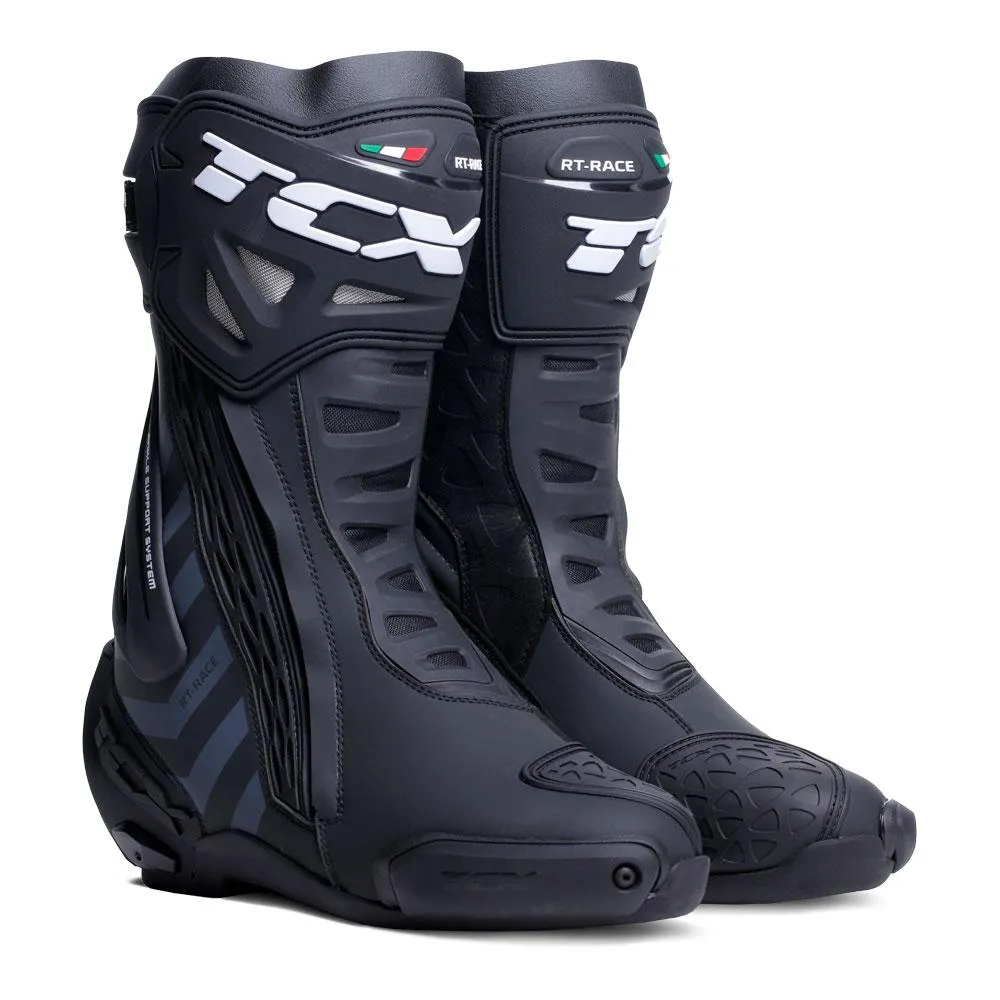 TCX RT-Race Boots Black/Dark Grey