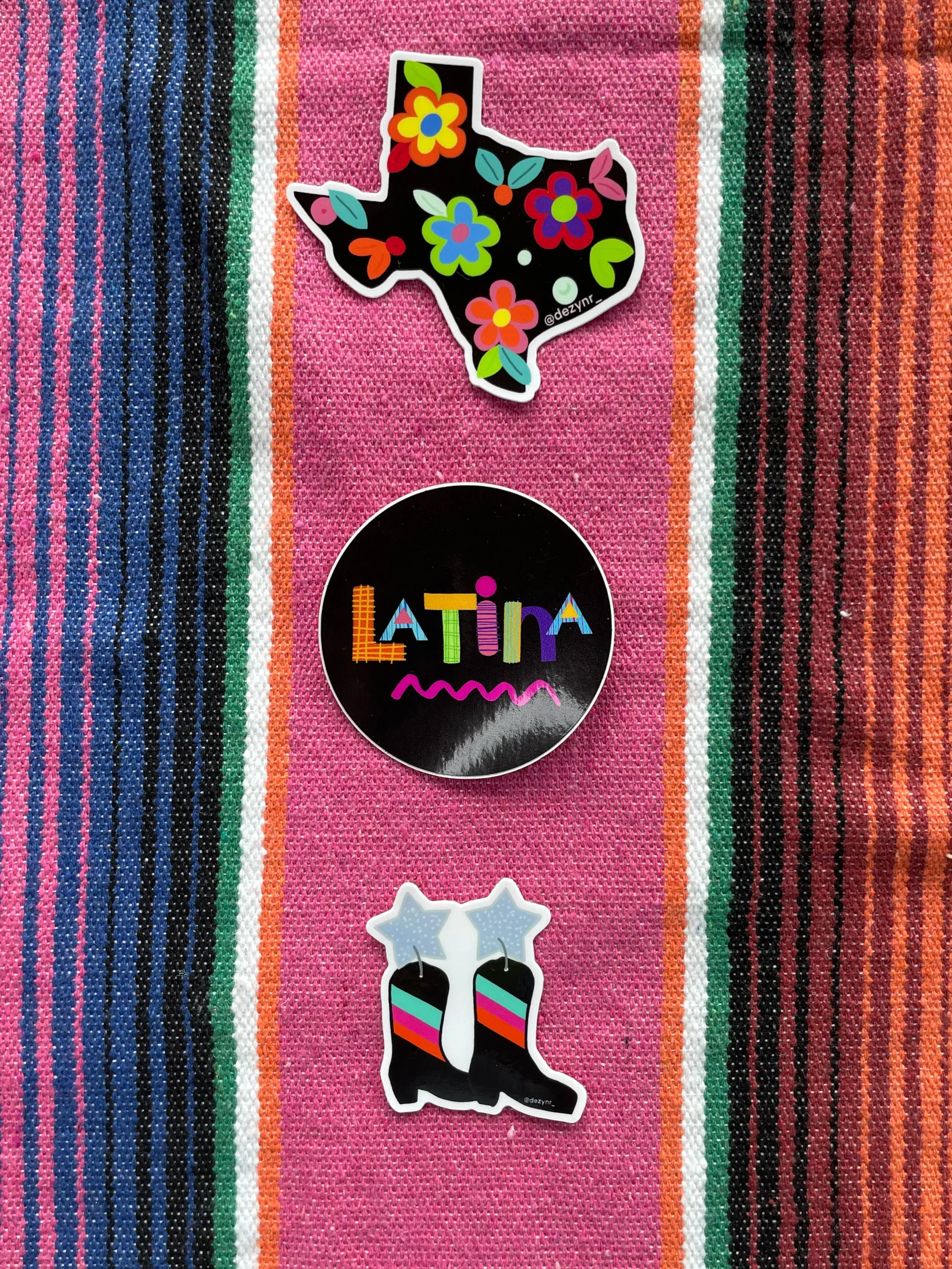 Texas Embroidery sticker