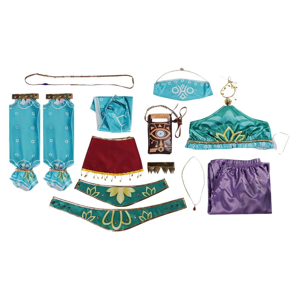 The Legend of Zelda: Breath of the Wild Gerudo Outfit Link Cosplay Costume Outfits Halloween Carnival Suit