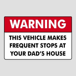 This Vehicle Makes Frequent Stops Sticker