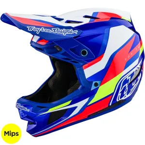 TLD D4 Composite MIPS Helmet Omega - White/Blue