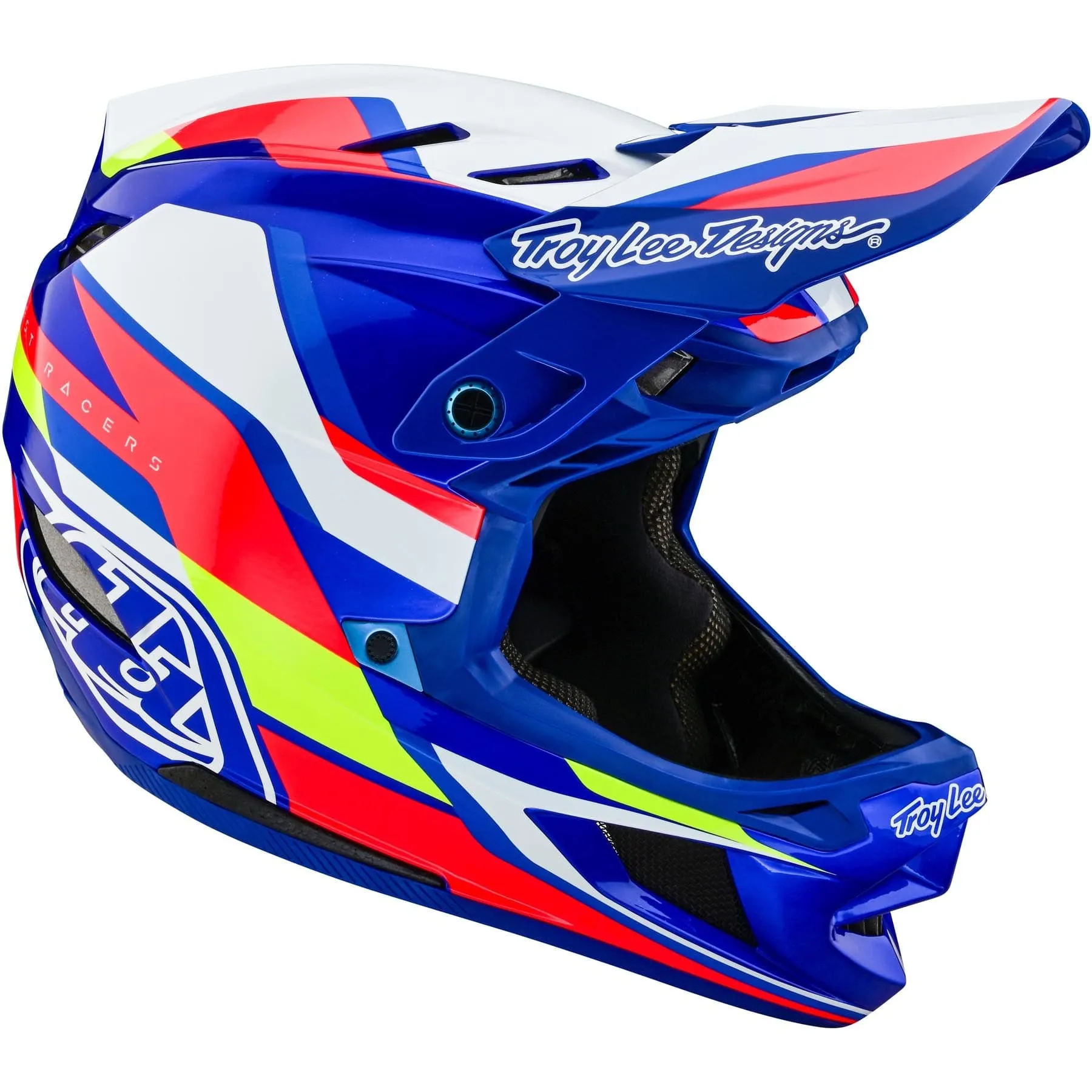 TLD D4 Composite MIPS Helmet Omega - White/Blue