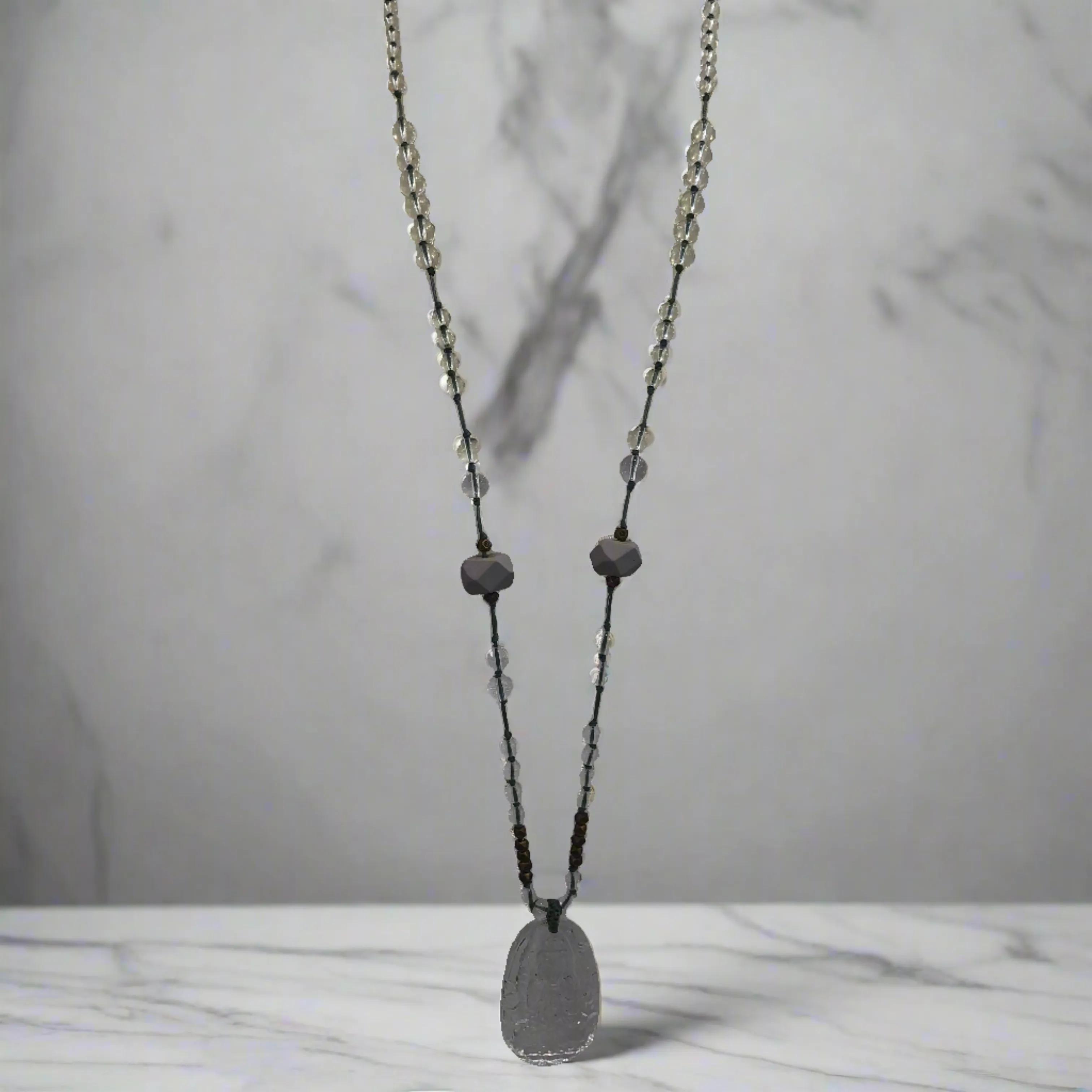 TM. Buddha Beaded Necklace