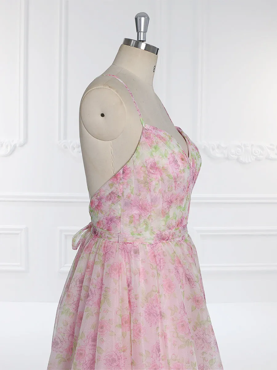 Tulle Slip Fairy Dress Maxi Prom Dress for woman Flower Holiday Photography Dress