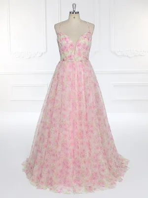 Tulle Slip Fairy Dress Maxi Prom Dress for woman Flower Holiday Photography Dress