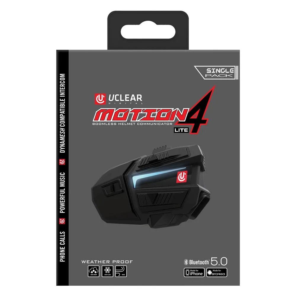 Uclear Motion 4 Lite Bluetooth Communication System