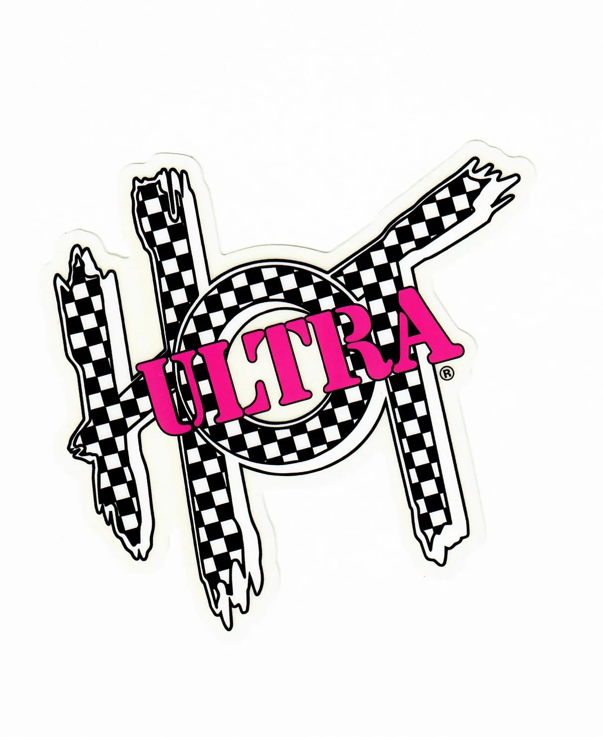 Ultra Hot Sticker Logo Small - 3.5 inch
