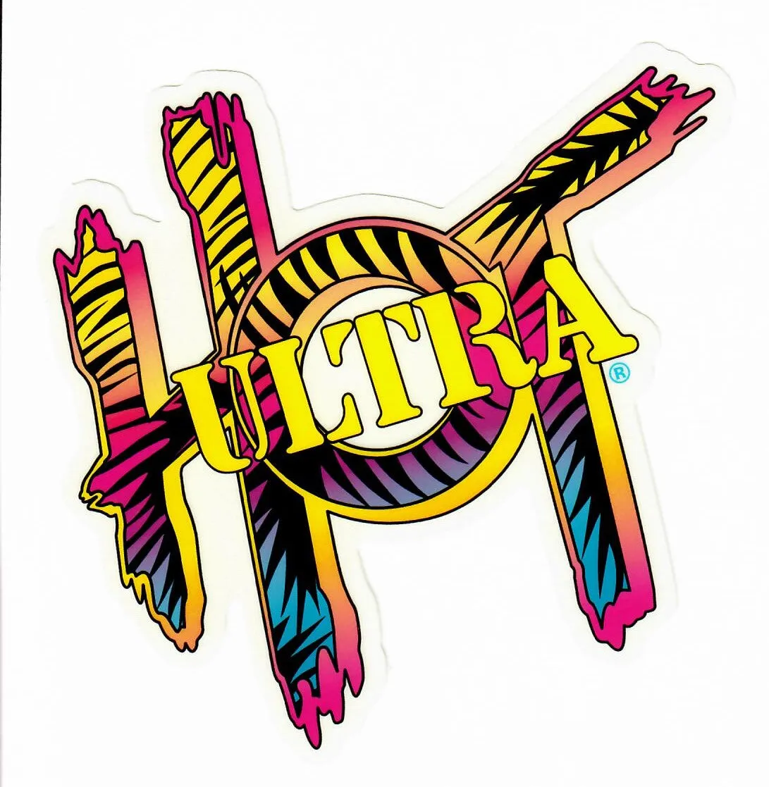 Ultra Hot Sticker Logo Small - 3.5 inch