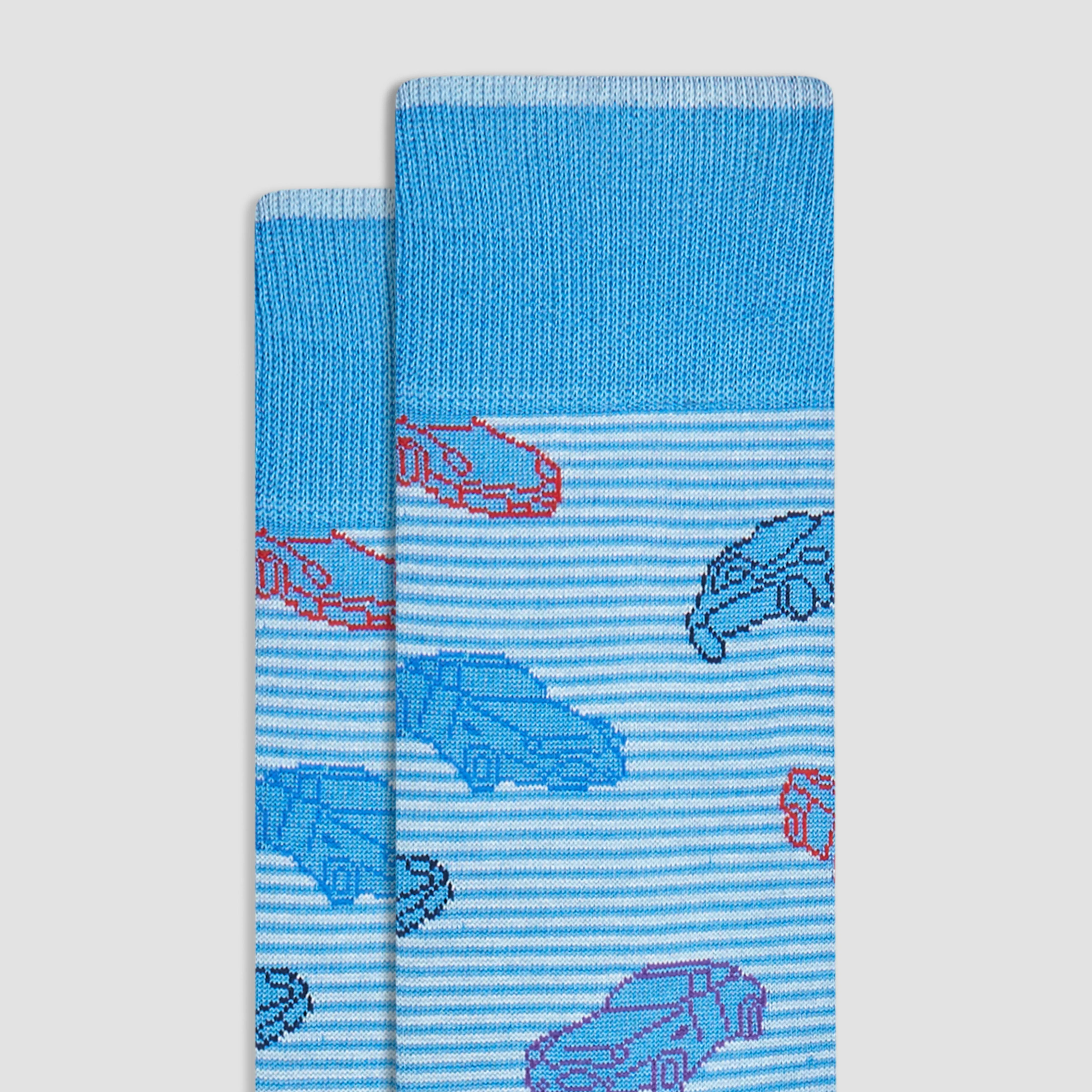 Vintage Cars Mid-Calf Socks