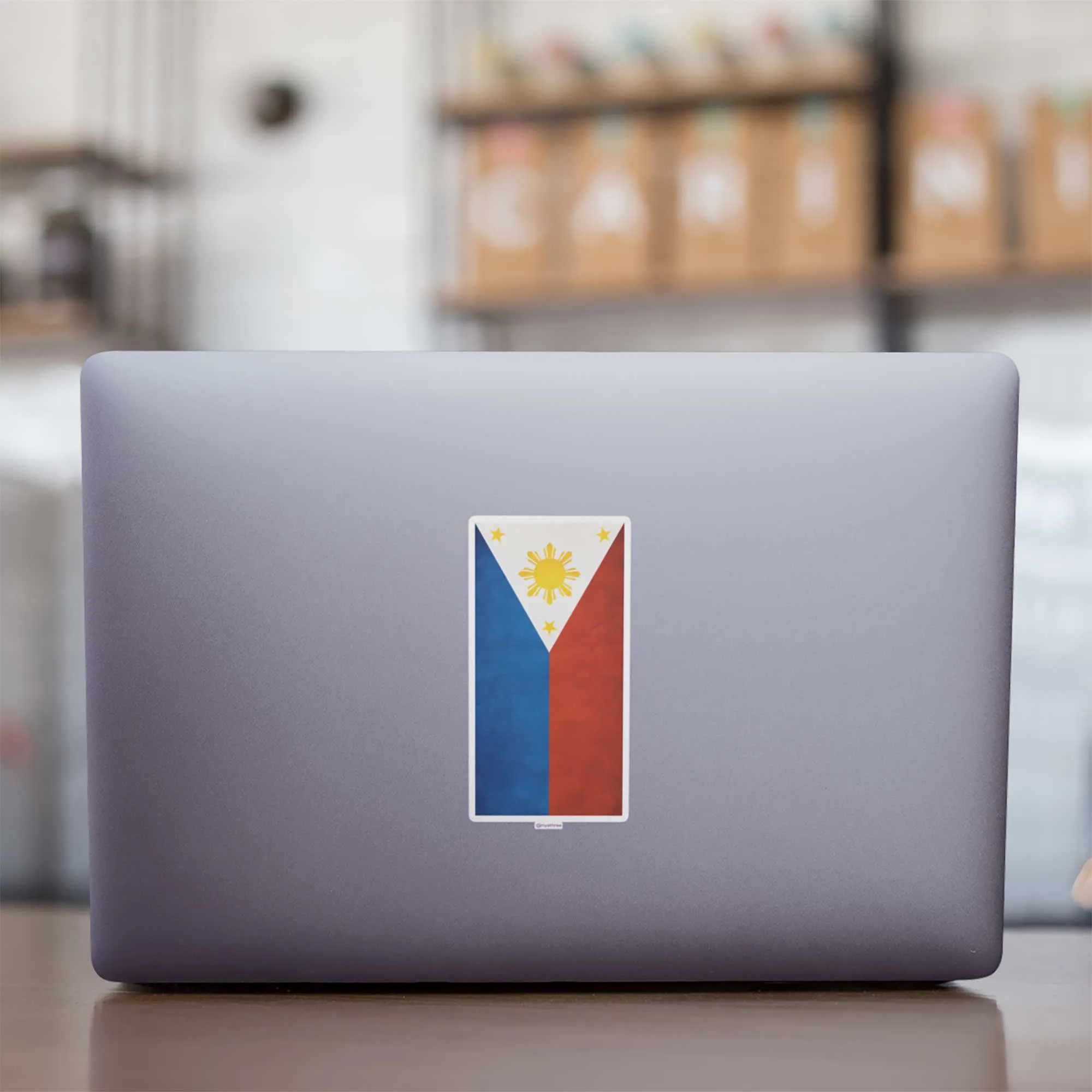Vintage Philippines Flag Sticker or Magnet