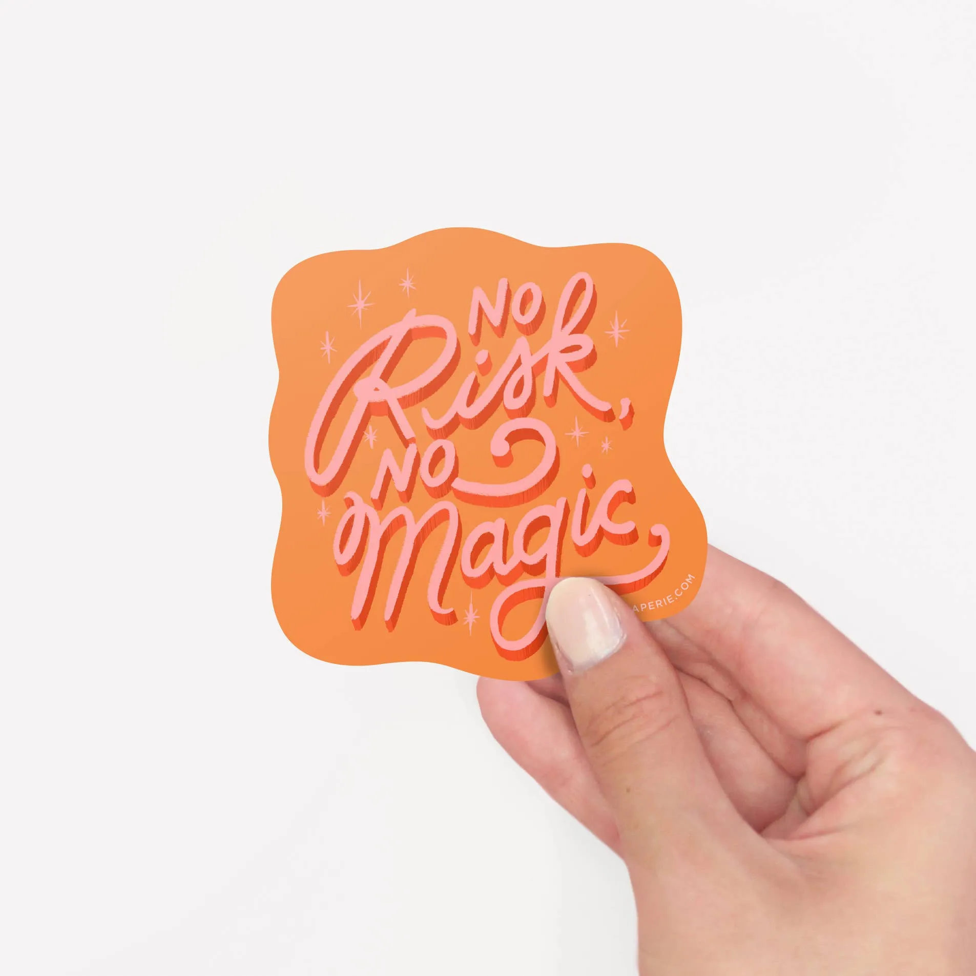 Vinyl Sticker - No Risk No Magic