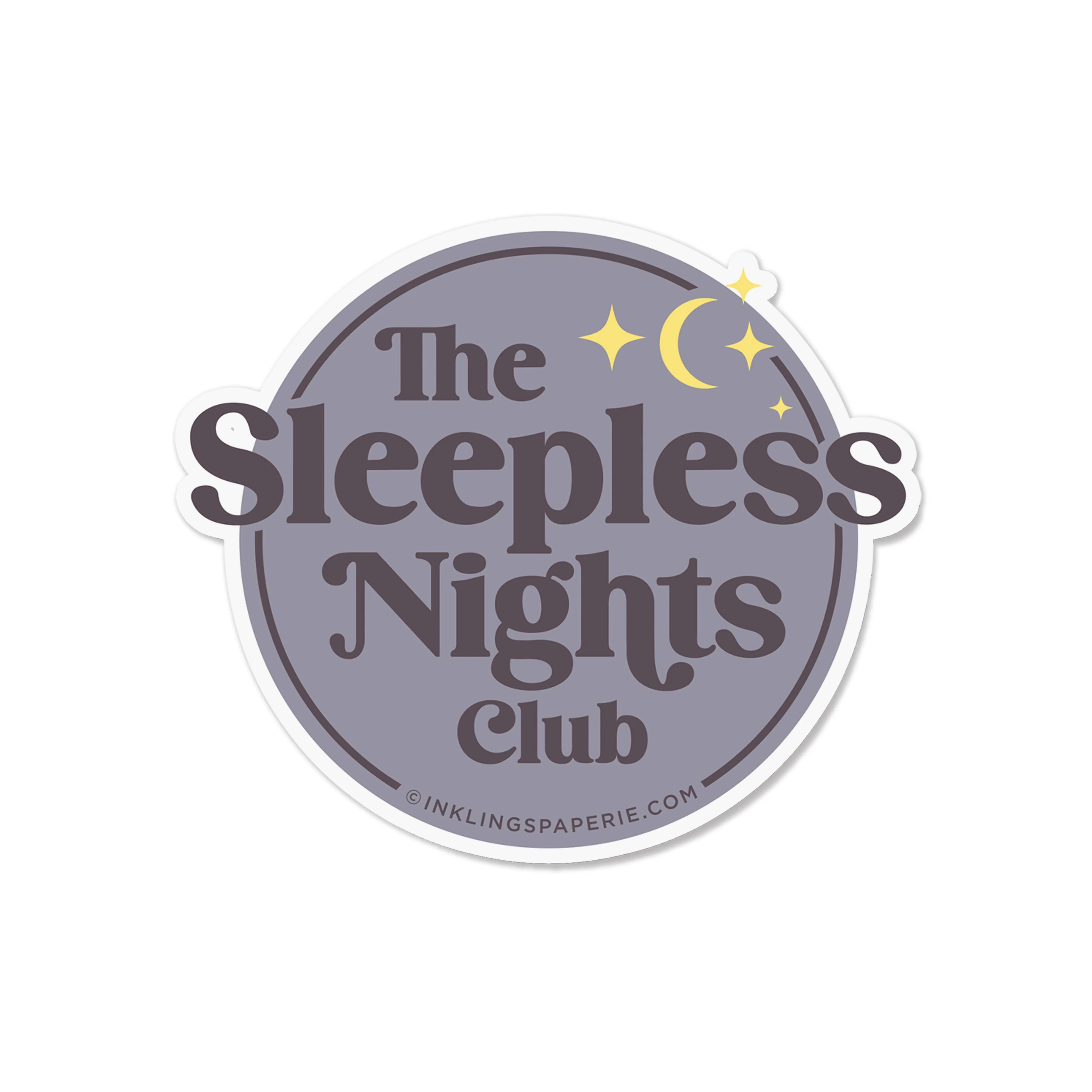 Vinyl Sticker - Sleepless Nights Club