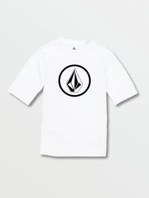 Volcom Boys Lido Solid S/S UPF 50 Rashguard
