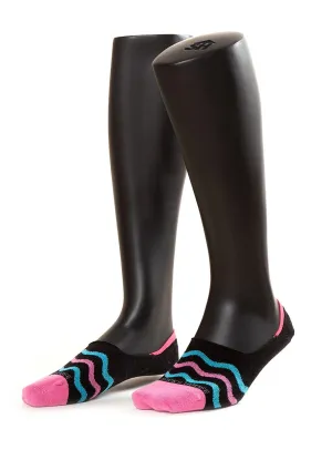 Waves Design Women Invisible Socks