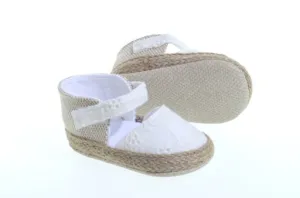 White Baby Espadrille