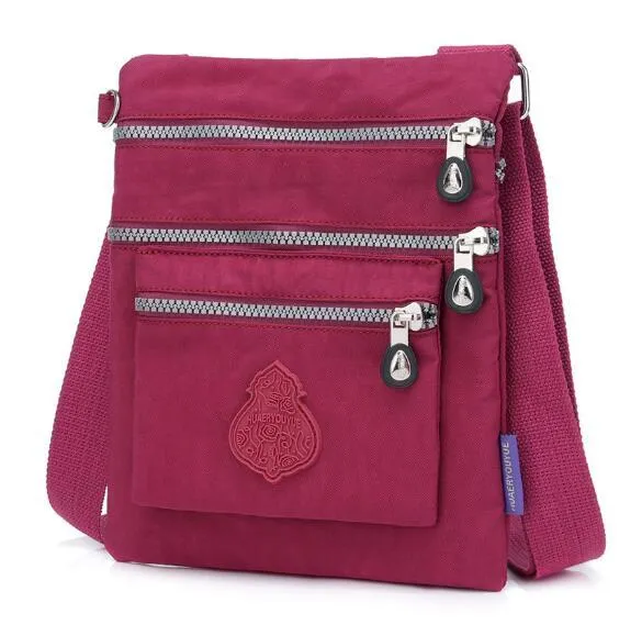 Women Shoulder Bag Nylon Ultra Light Multi-Layer Travel Bag