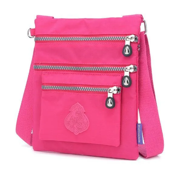 Women Shoulder Bag Nylon Ultra Light Multi-Layer Travel Bag