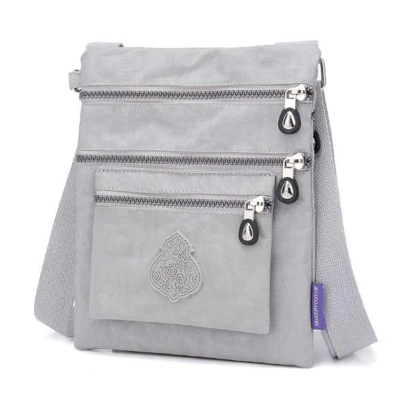 Women Shoulder Bag Nylon Ultra Light Multi-Layer Travel Bag