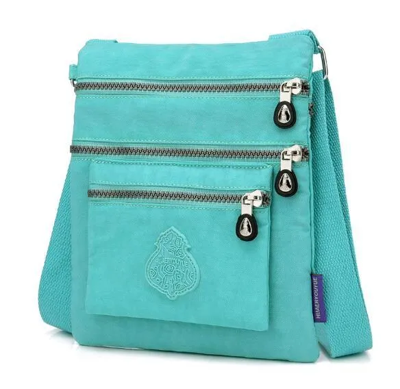 Women Shoulder Bag Nylon Ultra Light Multi-Layer Travel Bag