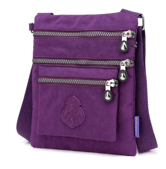 Women Shoulder Bag Nylon Ultra Light Multi-Layer Travel Bag
