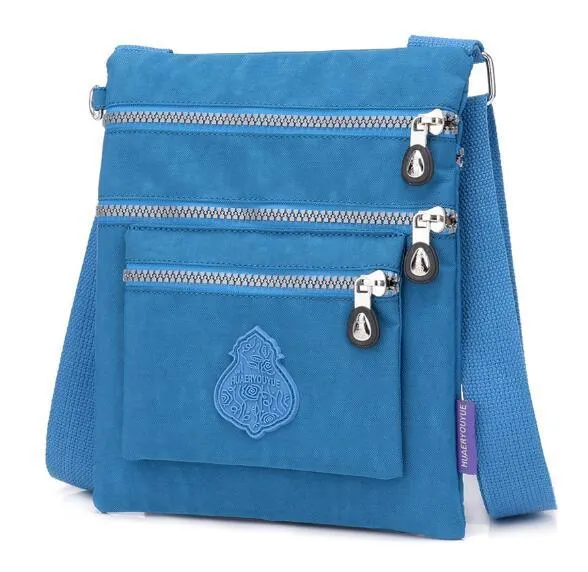 Women Shoulder Bag Nylon Ultra Light Multi-Layer Travel Bag