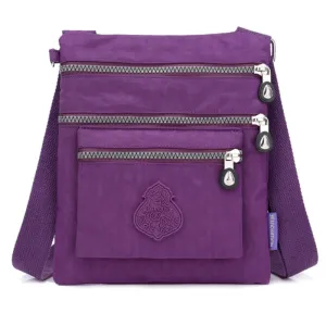 Women Shoulder Bag Nylon Ultra Light Multi-Layer Travel Bag