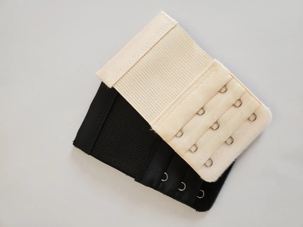 Women's Black OR Nude 3 Hook bra extender