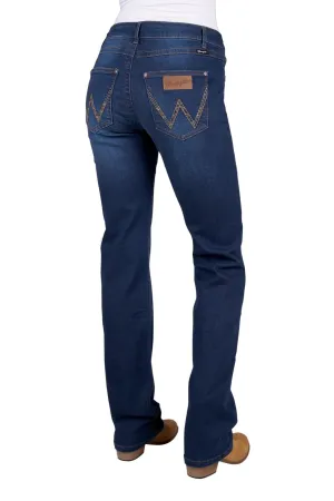 XCP2257351 Wrangler Women's Tia Straight Jean 34'Leg