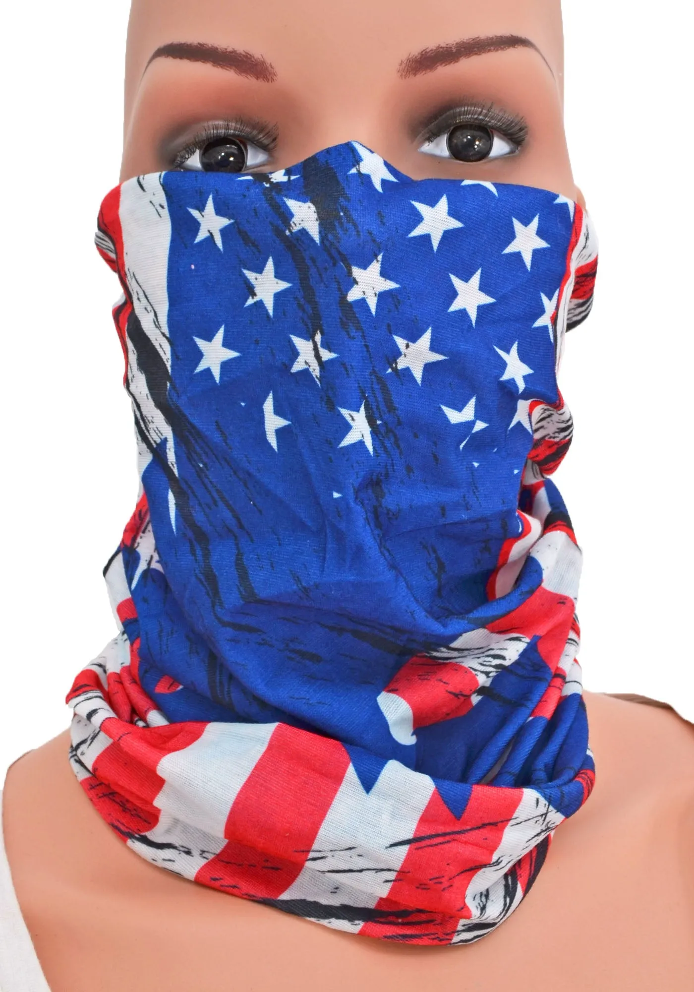 XMI Face Gaitor American Flag with Eagle