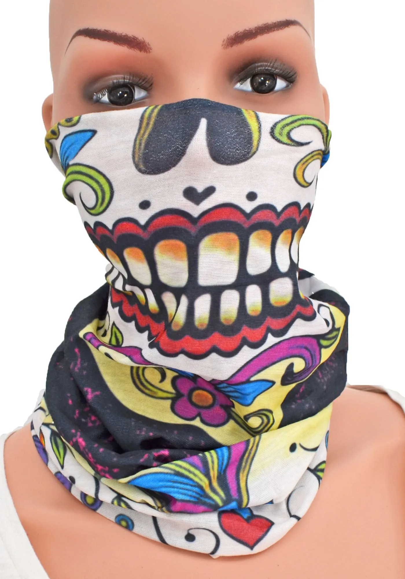 XMI Neck Gaitor Sugar Skull