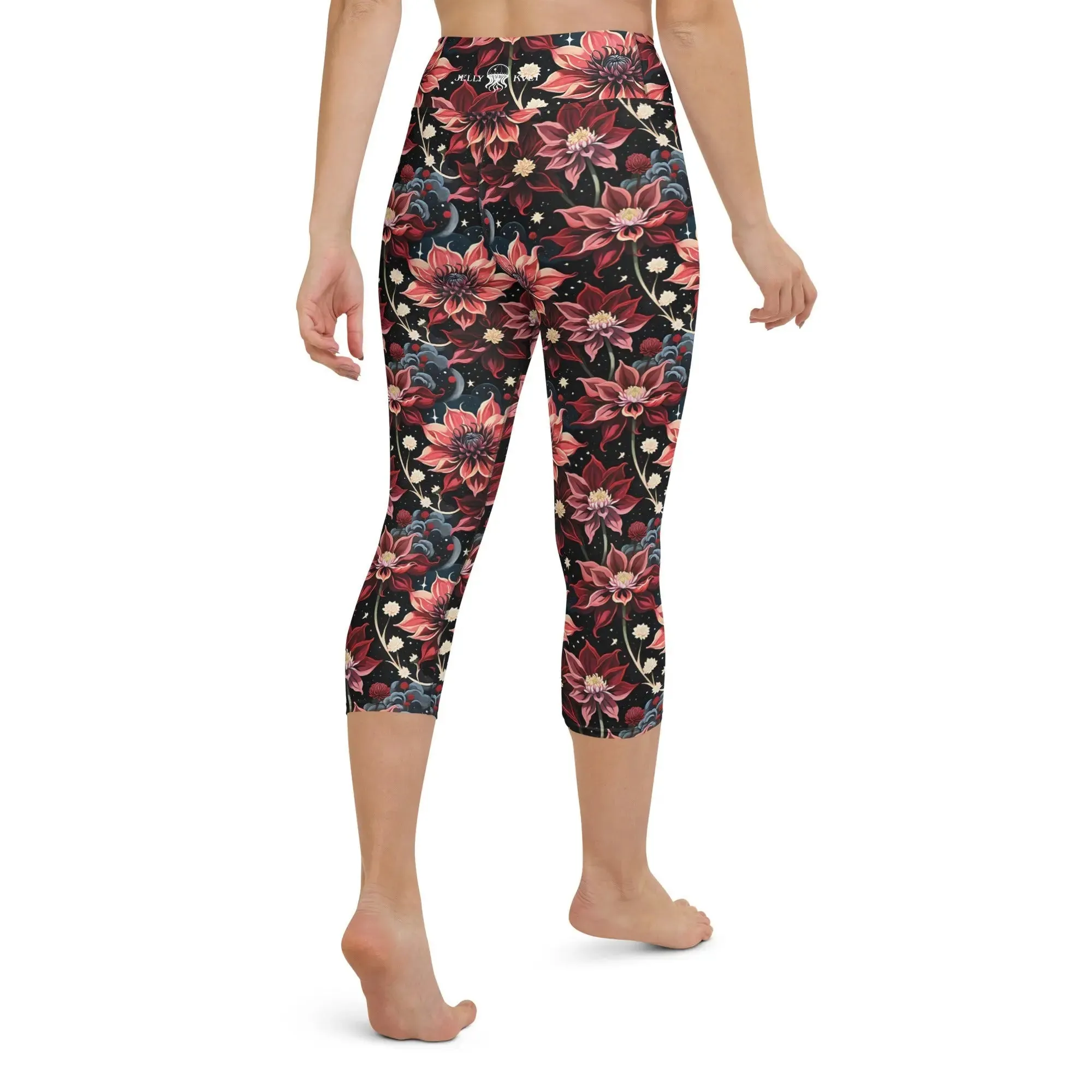 Yoga Capri Leggings Twilight Dahlia