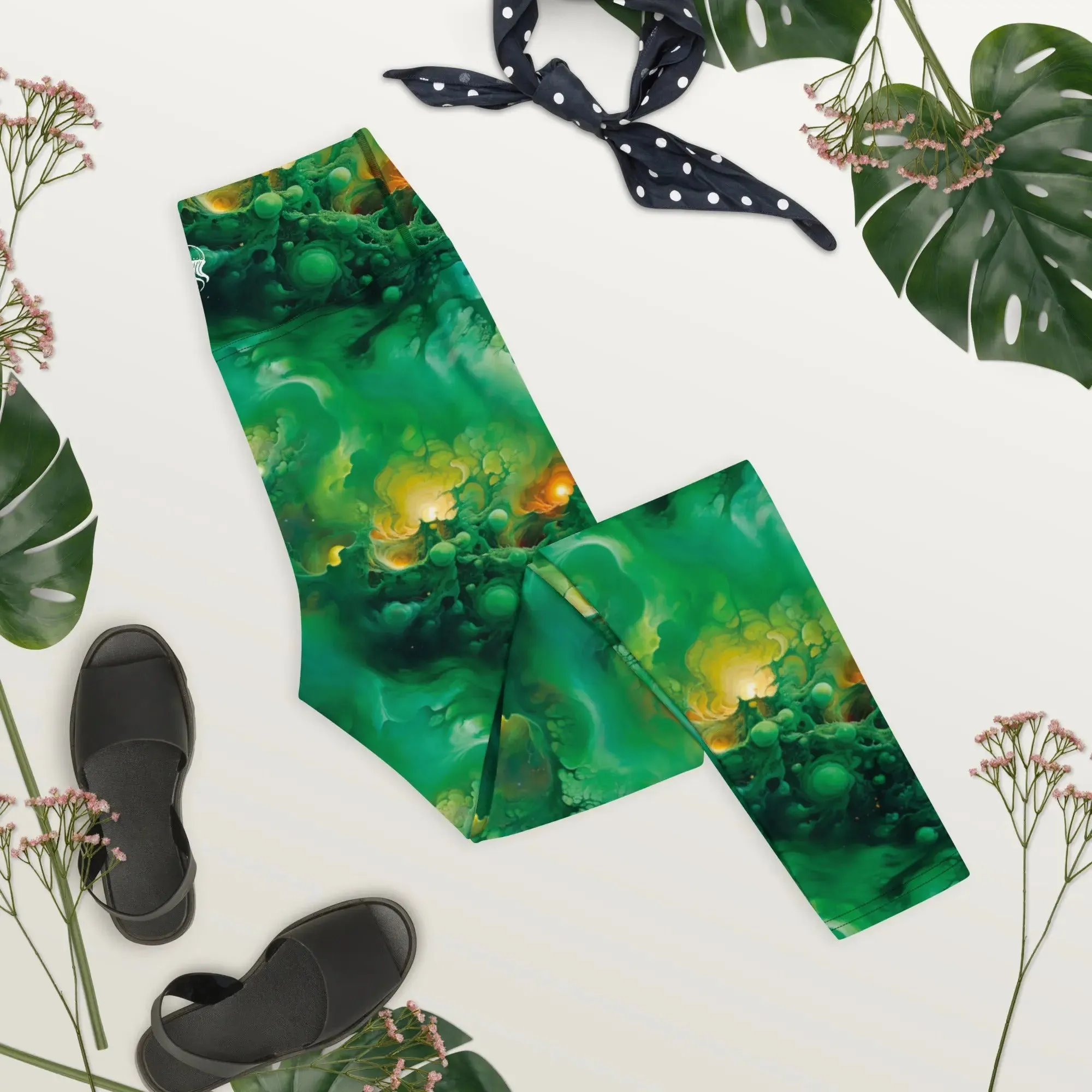 Yoga Leggings Viridian Shroud