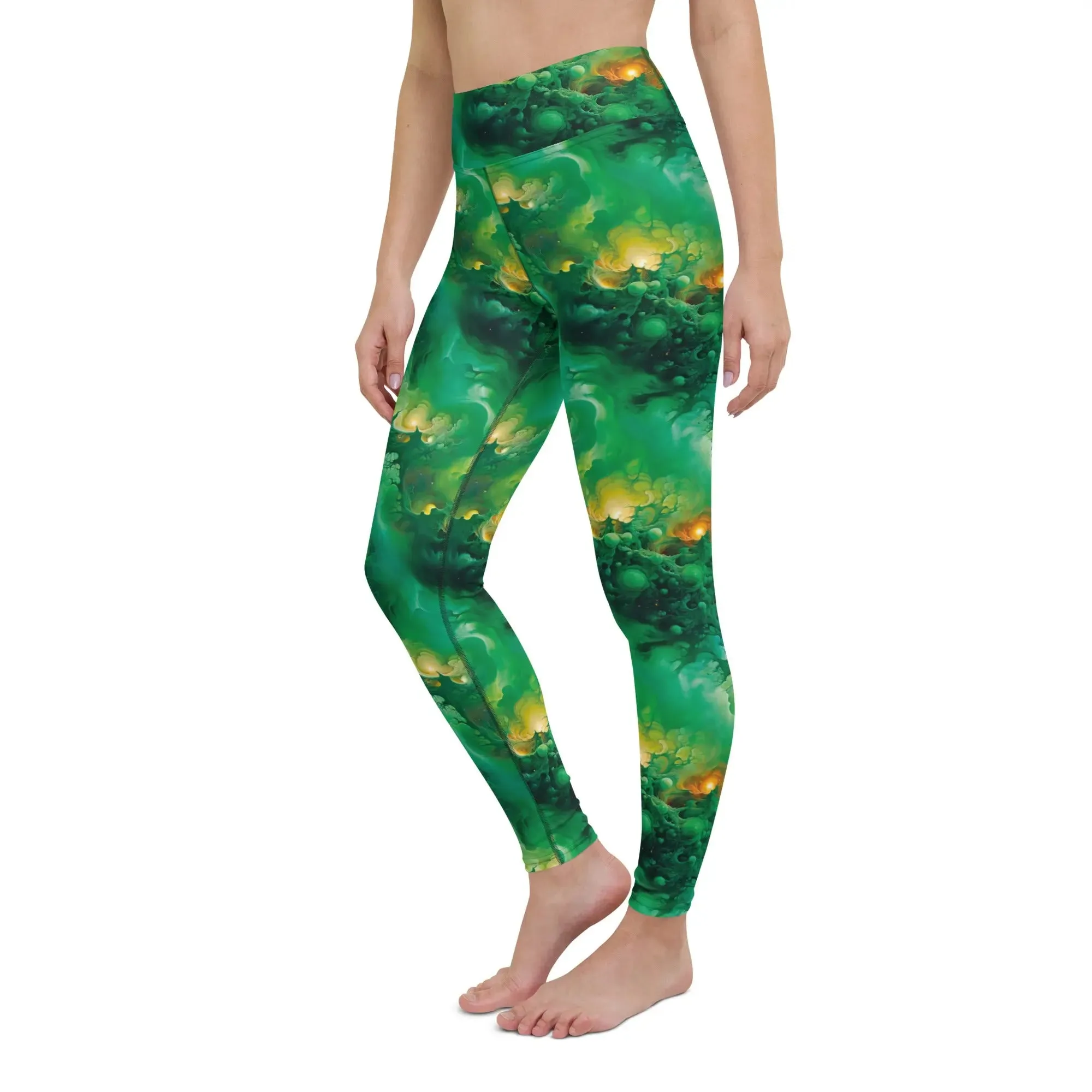 Yoga Leggings Viridian Shroud