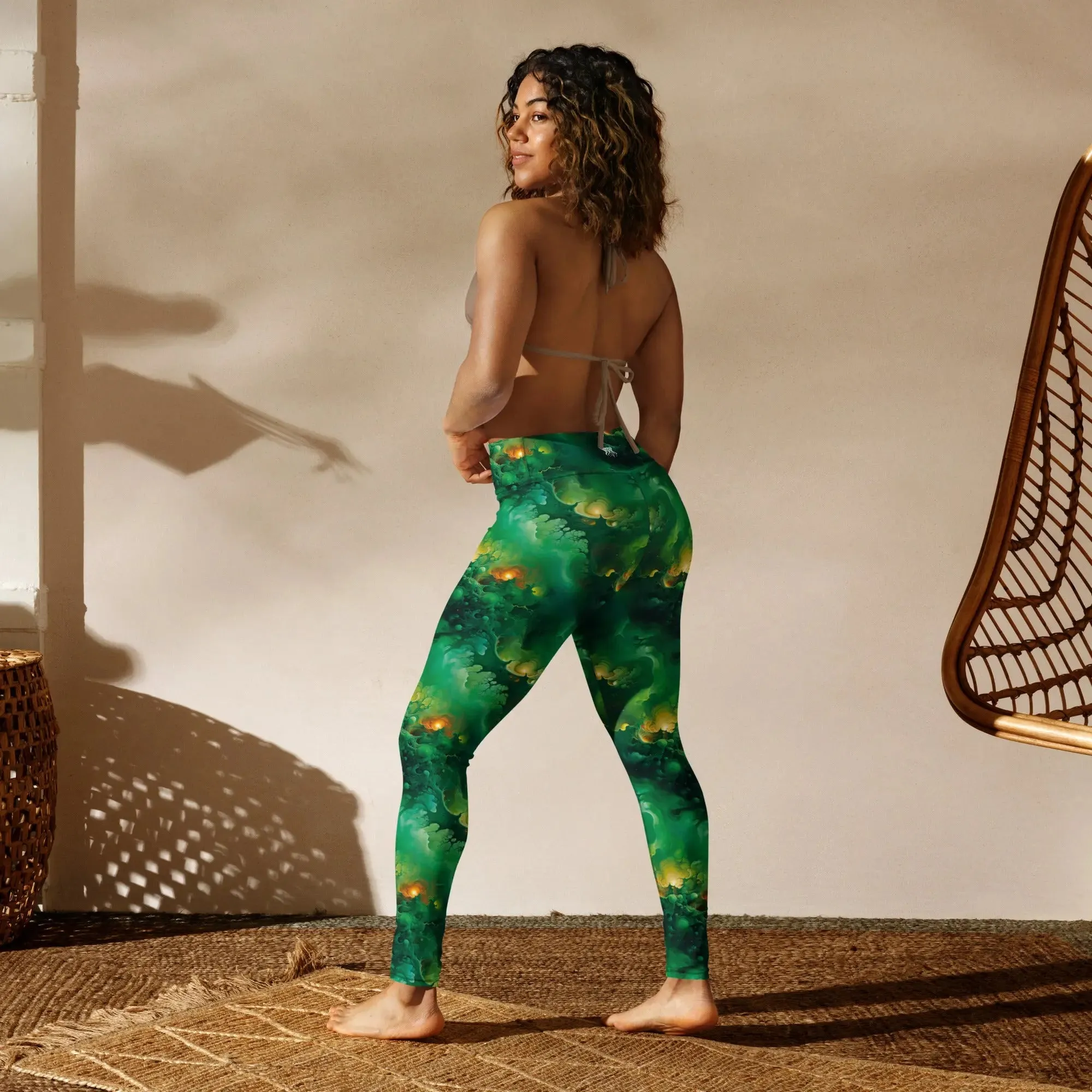 Yoga Leggings Viridian Shroud